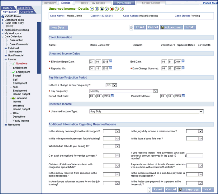 Expedite Snap With Unverified Terminated Income 6593