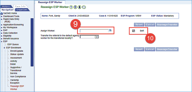 ESP Worker Transferring A SNAP TANF Case With A SNAPET Or VIEW ESP Worker Transferring A SNAP TANF Case With A SNAPET Or VIEW